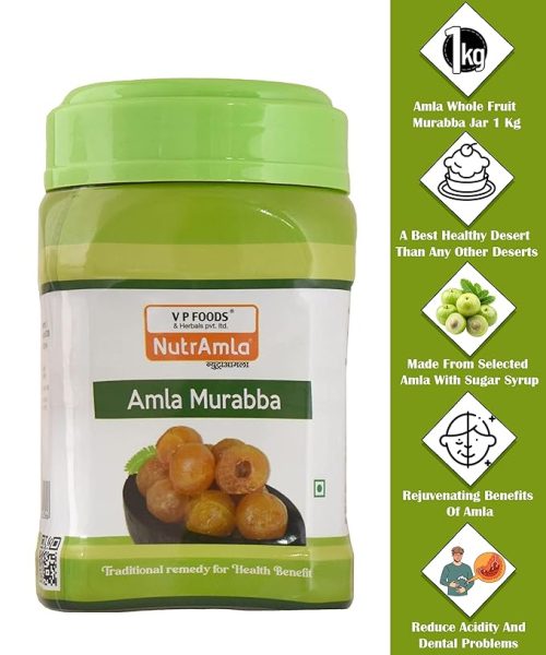 Amla Whole Fruit Murabba Jar 1kg
