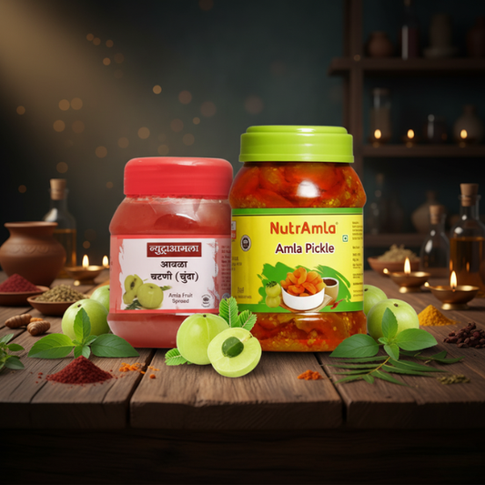 Amla Pickle 500g + Amla Chunda 300g Combo