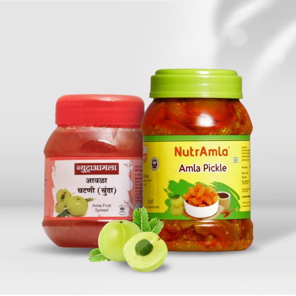 Amla Pickle 500g + Amla Chunda 300g Combo