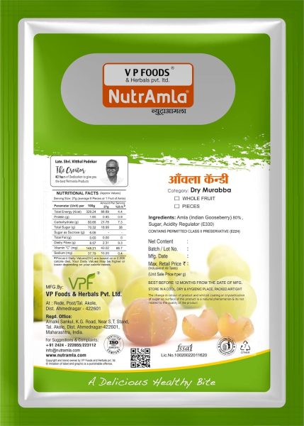 Amla Candy Pieces 900g Pkt