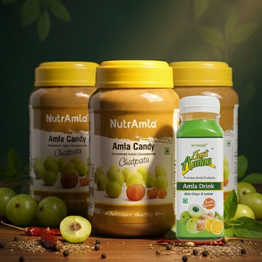 Amla Candy Chatpata 500 Gm Buy 2 get 1 Free + Amla Drink (Sharbat) Free