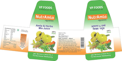 Amla and Herbs Mix Juice - 500ml + 500ml Combo Pack
